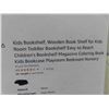 Image 2 : kids bookshelf, wooden book shelf for kids room todler bookshelf 