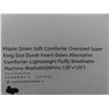 Image 2 : maple down soft comforter overszed super king size duvet insert