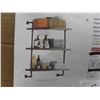 Image 3 : helsin 3 teir industrial pipe rustic wood floating shelves