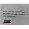 Image 2 : chafing dish buffet set 2 pack stainless steel