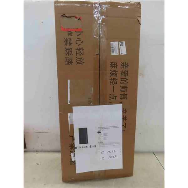 new shower niche 12" x24" black