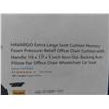 Image 2 : HAVARGO extra large seat cushion memory 