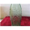 Image 3 : 4 green color glass "coke" bottles- 1940s 