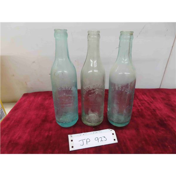 3 empire brewing bottles from brandon