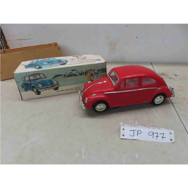 battery operated volks wagon bug in original box