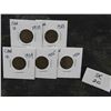 Image 1 : 5 Canada Small Cents 1932,33,34,35,36