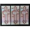 Image 1 : 3 Consective S/N Uncirculated 1986 $2 Bills