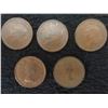 Image 3 : 5 Rolls Canada Pennies 1950,51,52,53,54