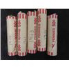 Image 1 : 5 Rolls Canada Pennies 1940,41,43,44,45