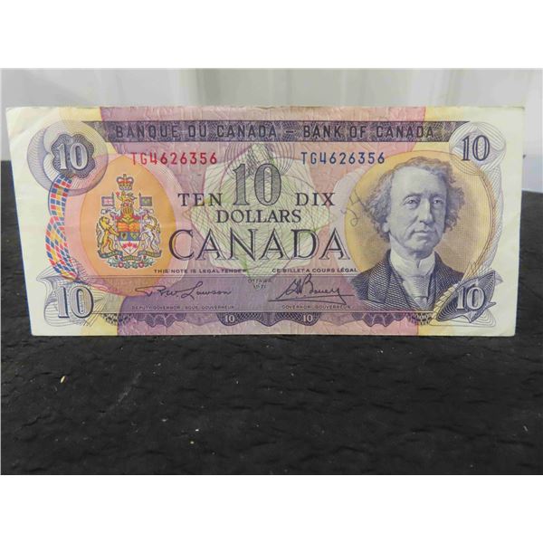 1971 Canada $10 Bill 
