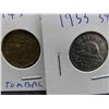 Image 4 : (4) Canadian Nickels 1923,1937,1943,1953