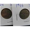 Image 2 : (4) Canadian Nickels 1924,1936,1947