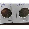 Image 4 : (4) Canadian Nickels 1927,1931,34,36