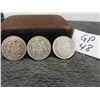 Image 1 : (3) Canadian 50 Cent Coins 1970,1975,2012
