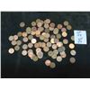 Image 1 : 80 Pennies Canadain and USA 