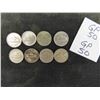 Image 1 : (8) USA Nickles 1950's-1970's