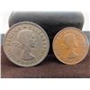 Image 3 : (3) British Coins 1957 Two Shilling, 1815 and 1964 
