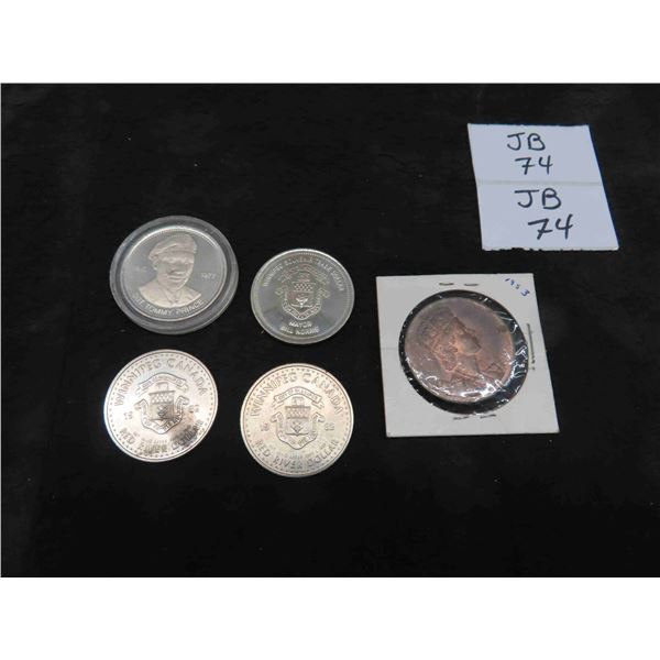 Medalions/Trade Dollars SGT. Tommy Prince, Friendly 