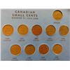 Image 3 : Canadian Small Cents Collection 1920-1972 Complete