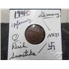 Image 8 : 5 Nazi Germany 1940-1943 Swastika Afennig Coins