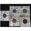Image 1 : 5 Nazi Germany 1940-1941 Swastika Afennig Coins