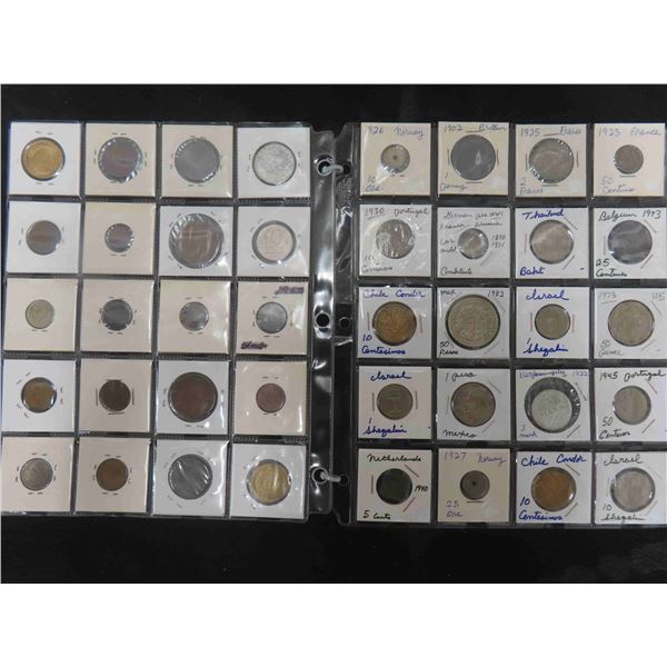 40 Vintage Coins Hungary, Belgium, Portugal ect