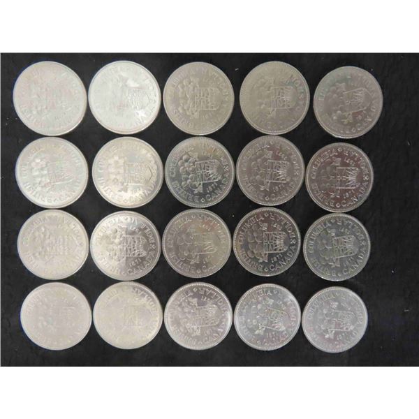 20 British Columbia 1971 Centennial Dollars