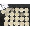 Image 1 : 8 Canada 1920's Nickels and 13 1930's Nickels