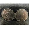 Image 2 : 10 Canadian 1959 Nickels