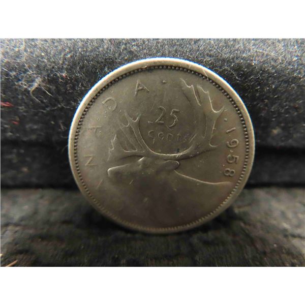 Canadian 1958 Quarter 