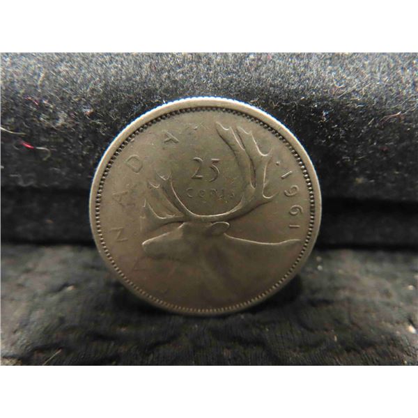 Canadian 1961 Quarter 