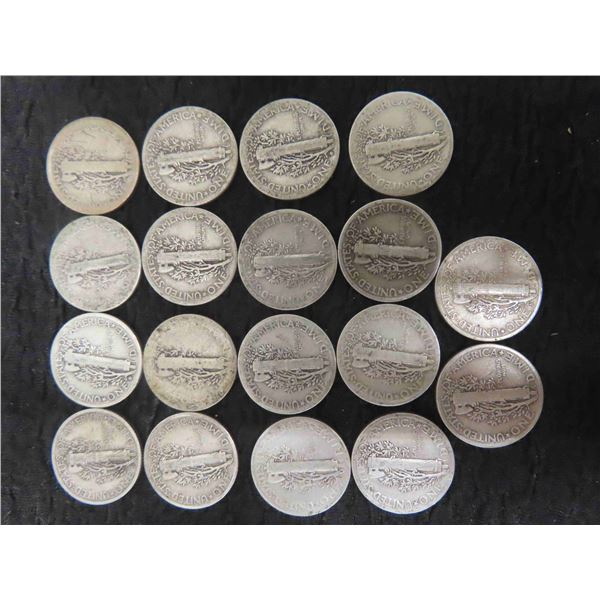 18 USA 1917-1944 Dimes