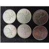 Image 2 : 25 Canadian 1968 Quarters