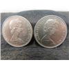 Image 2 : 2 Canadian 1871-1971 British Columbia Dollars