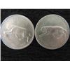 Image 2 : 8 Canadian and USA Quarters 1959,60,60,63,