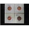 Image 1 : 4 Canadian Pennies 1958,67,89,90