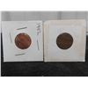 Image 1 : 2 USA D Pennies 1982 and 1934 