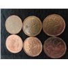 Image 2 : 80 Canadian Pennies from the 1990's