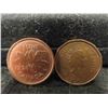 Image 3 : 80 Canadian Pennies from the 1990's