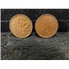 Image 3 : 80 Canadian Pennies from the 1960's