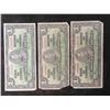 Image 1 : 3 Canadian 1937 1 Dollar Bill