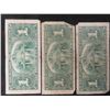 Image 2 : 3 Canadian 1937 1 Dollar Bill