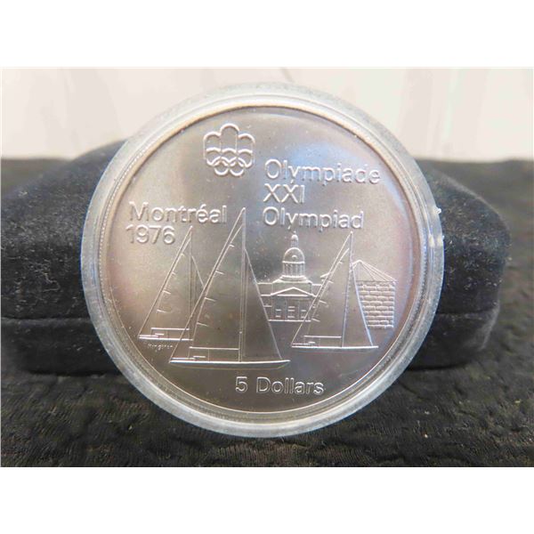 Canadian 1976 Montreal Olypaid XX1 5 Dollar Coin
