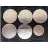 Image 1 : 5 Canadian Nickels 1923,27,28,28,29 and 1920