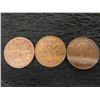 Image 3 : 11 Canadian Pennies 1951,53,56,57,58 
