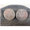 Image 1 : 2 Canadian 50 Cent 1968 and 1979
