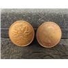 Image 3 : 11 Canadian 1960 and 61 Pennies