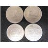 Image 1 : 4 Canadian 1974 Silver Dollar