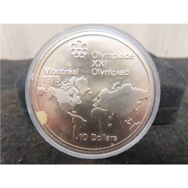 Canadian 1976 Montreal Olypaid XX1 10 Dollar Coin
