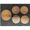 Image 1 : 4 Canadian 1920 Pennies + 1920 Large Cent